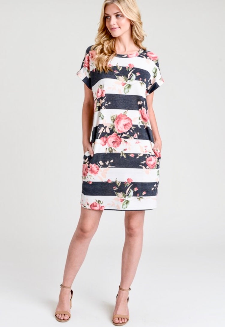 T Shirt Floral Dress