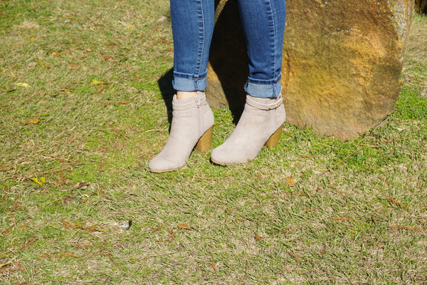 Taupe Booties