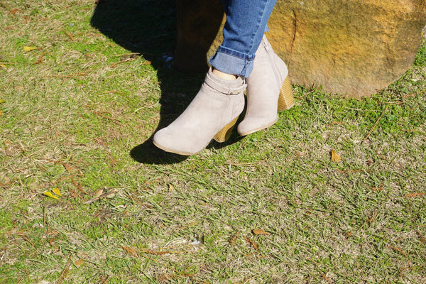 Taupe Booties